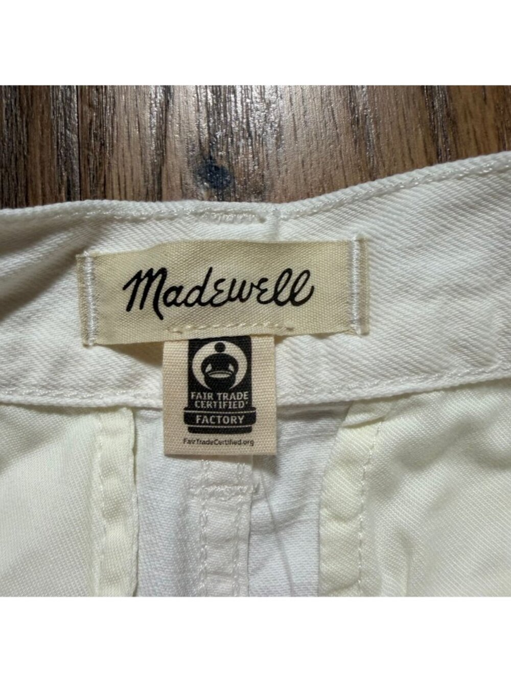 Madewell The Harlow Wide-Leg Jean: Airy Denim Edition Women's Size 26 White NWT! - Picture 4 of 6